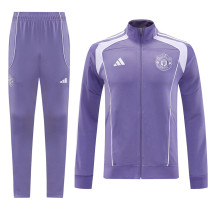 25/26 Man Utd Purple Jacket Tracksuit#07