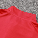 24/25 Internacional Red Half Pull Tracksuit  (半拉链、B828)