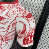 25/26 Japan One Piece Red & White Player Version  Soccer Jersey