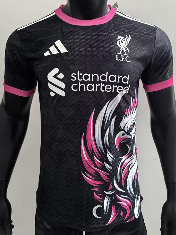 25/26 LIV Black Special Edition Player Version Soccer Jersey