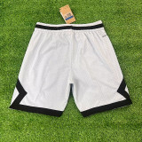 25/26 PSG Jordan Casual NBA Edition White Blue shorts(黑边）