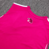 25/26 Flamengo Rose red inkjet Tank top and shorts suit#D25157