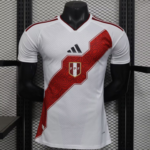 2026 Peru Home Player Version Soccer Jersey