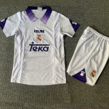 1997/1998 RMA Home Kids Retro Soccer Jersey