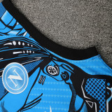 25/26 Napoli Blue Training Vest  Suit
