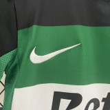 24/25 Sporting Lisbon Home Kids Soccer Jersey