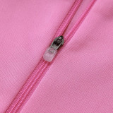 25/26  Inter Miami Pink Kids  Half Pull Tracksuit #E2530  (半拉链)