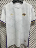 24/25 RMA  Label Grey White Special Edition  Fans Soccer Jersey