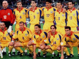2000 Romania Home Retro Soccer Jersey(左右带章)