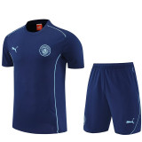 25/26 Man City Royal Blue Training Short Suit