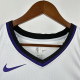 23/24 KINGS LAVINT # 8 White Home  Top Quality Hot Pressing  Retro NBA Jersey