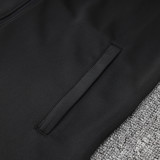 24/25  AL-Nassr black Jacket Tracksuit #A717