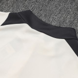 24/25 RMA Beige Color Half Pull Tracksuit  (米黄、半拉链)