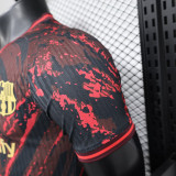 24/25 BAR Red Black Special Edition Player Version Soccer Jersey Spotify