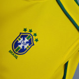 1998 Brazil Home Retro Soccer Jersey