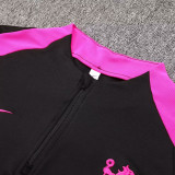 24/25 CHE Black Purple Half Pull Tracksuit  (半拉链)