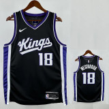 23/24 KINGS WESTBROOK #18 Black Top Quality Hot Pressing NBA Jersey