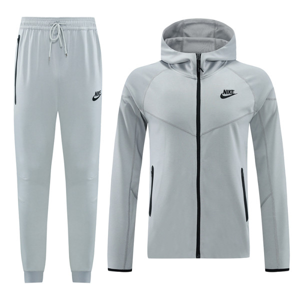 24/25 NM07 Grey Hooded Jacket Tracksuit