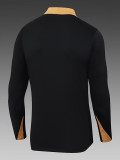 24/25 PSG Black  Half Pull Tracksuit  (半拉链)