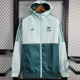 24/25 ARS Green Hooded Windbreaker