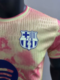 25/26 BAR Yellow Pink Special Edition  Player Version Soccer Jersey