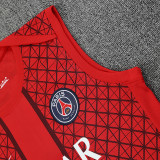 25/26 PSG Grid Tower Red Training Short Suit