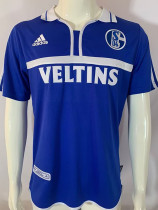 2000/2002 Schalke 04 Home  Retro  Soccer Jersey