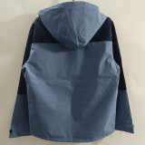 25/26  Grêmio  Grey Blue Hooded Windbreaker#0085