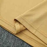 25/26  Argentina Mud Yellow Polo Collar Pants Set