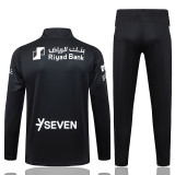 25/26 Al Hilal Black Half Pull Tracksuit #B2598(半拉链)