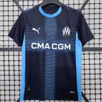 25/26  Marseille Away  Fans Soccer Jersey