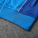 25/26  Boca Juniors Blue Retro Jacket Tracksuit#F06