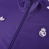 25/26 RMA Purple Jacket Retro Edition Jacket Tracksuit #01