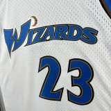 01/02 Wizards JORDAN # 23 White Retro EditionTop Quality Hot Pressing NBA Jersey