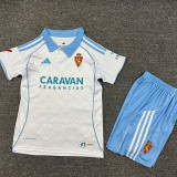 25/26 Zaragoza Home Kids Soccer Jersey