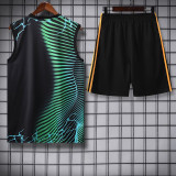 24/25 RMA Black Green （Leopard Head）Tank top and shorts suit