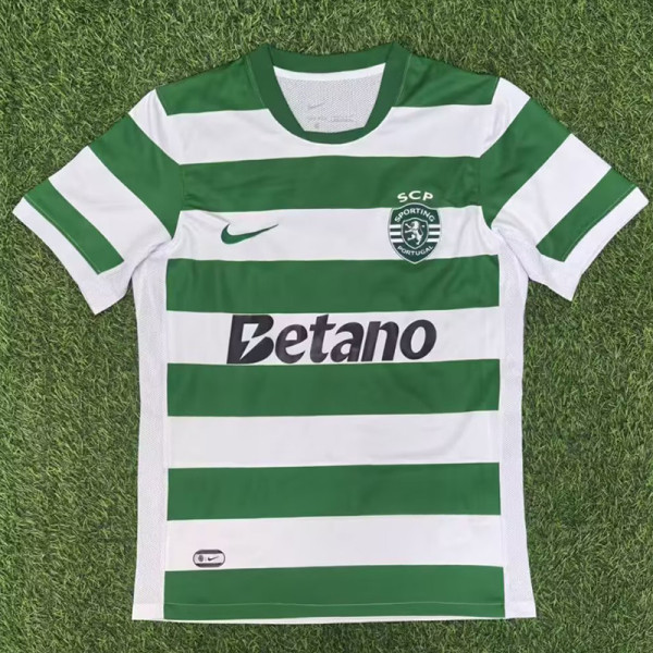 25/26 Sporting Lisbon Home Fans Soccer Jersey