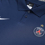 25/26 PSG Royal Blue polo shirts pants suit