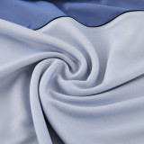 2024 NK Blue Grey Half Zip Sportswear # NB07(半拉链)