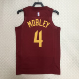 22/23 Cleveland Cavaliers MOBLEY #4 Red Top Quality Hot Pressing NBA Jersey