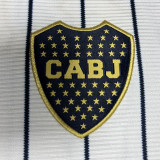 25/26  Boca Juniors White Casusl Edition  Baseball jersey