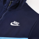 25/26 NJ Royal Blue & Sky Blue Jacket Tracksuit#NJ12