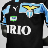 1998/2000 Lazio Away Black Retro Soccer Jersey