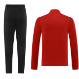 2024 NK Red Black Half Zipper Sportswear # NB07(半拉链)