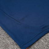 24/25 Man Utd Royal Blue Polo Collar Pants Set(C1112)