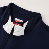 25/26  Portugal Stone Blue Jacket Tracksuit#01