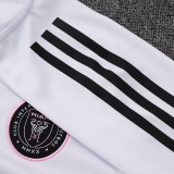 25/26  Inter Miami White Kids Half Pull Tracksuit #E2529 (半拉链)