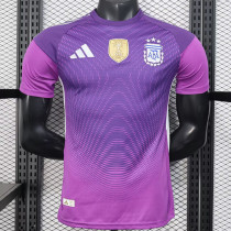 25/26  Argentina Goalkeeper Purple Player Version Soccer Jersey