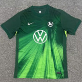 25/26 Wolfsburg Home Fans Soccer Jersey