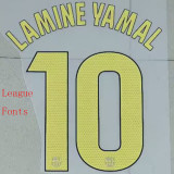 25/26 BAR Home  Player Version  Long Sleeve Soccer Jersey